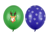 Ballons 30 cm, Merry Christmas, mix (1 pqt. / 50 pc.)