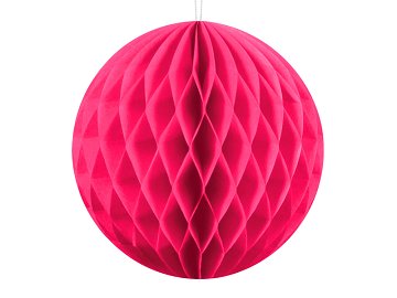Honeycomb Ball, dark pink, 10cm