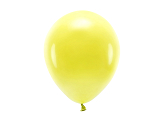 Ballons Eco 26 cm pastel, jaune (1 pqt. / 10 pc.)