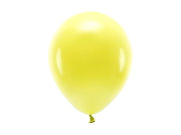 Balony Eco 26cm pastelowe, żółty (1 op. / 10 szt.)