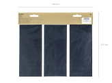 Branch with leaves decoration, d. navy blue (1 pkt / 9 pc.)