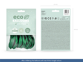 Ballons Eco 26 cm, métallisés, vert (1 pqt. / 10 pc.)
