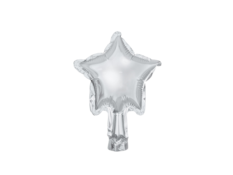 Folieballong – silver – 12 cm – 25-pack