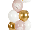 Balloons 30 cm, Polar Bear, mix (1 pkt / 6 pc.)