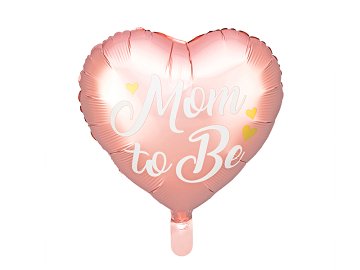Foil balloon Mom to Be, 35cm, pink