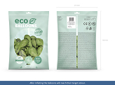Ballons Eco 30 cm, pastel, olive (1 pqt. / 100 pc.)
