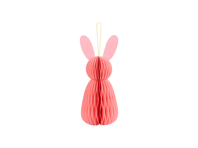 Honeycomb – Kanin – rosa – 30 cm