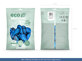 Ballons Eco 30 cm métallisés, bleu (1 pqt. / 100 pc.)