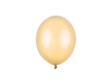 Ballons Strong 12cm, Metallic Brt. Orange (1 VPE / 100 Stk.)