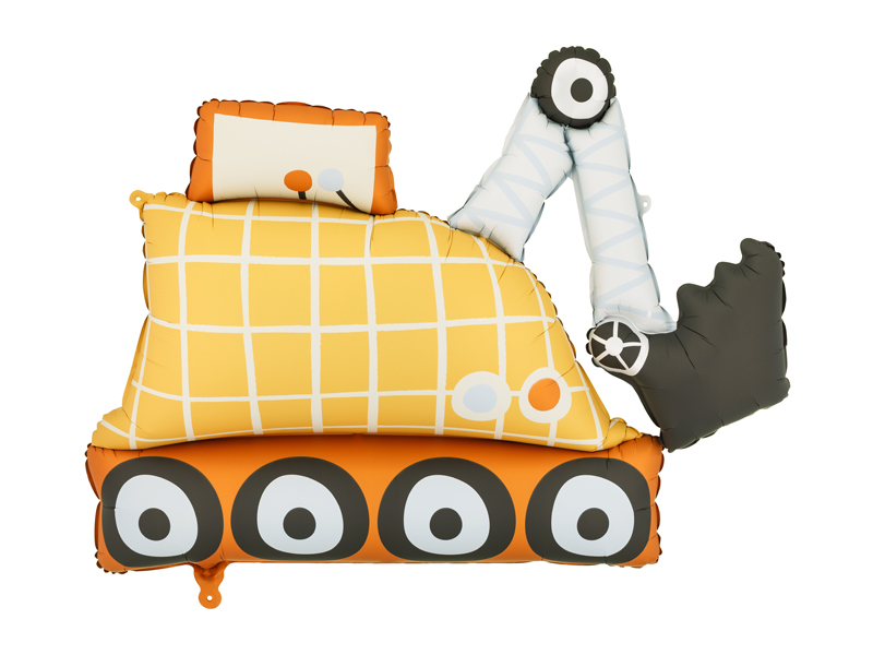 Folieballong – Grävmaskin – mix – 93x68 cm