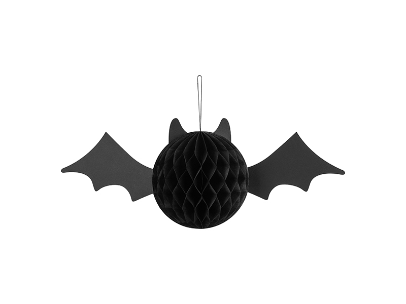 Honeycomb – Fladdermus – svart – 45x17 cm