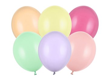 Ballon Strong 30 cm, Pastel Mix (1 pqt. / 50 pc.)