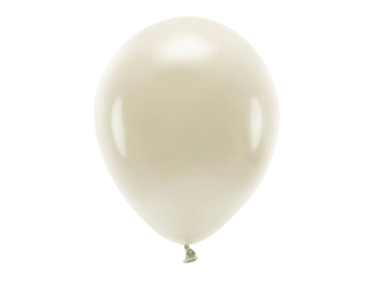 Ballons Eco 30 cm, alabaster (1 pqt. / 10 pc.)
