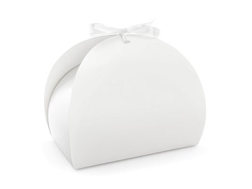 Cake box, white,  16,5x14x9,5cm (1 pkt / 10 pc.)