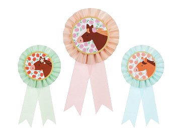 Horse Rosettes, mix (1 pkt / 3 pc.)