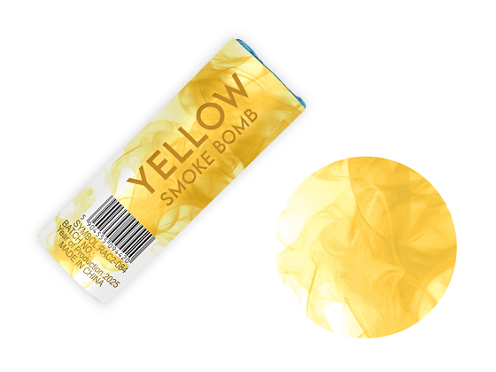 Color Smoke Bomb, 11.5 cm, yellow (1 pkt / 5 pc.)