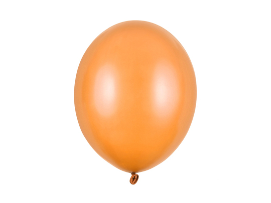 Ballons 30 cm, Mandarine métallisée Orange (1 pqt. / 10 pc.)