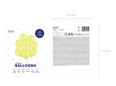 Ballons 30 cm, Zeste de citron pastel (1 pqt. / 10 pc.)