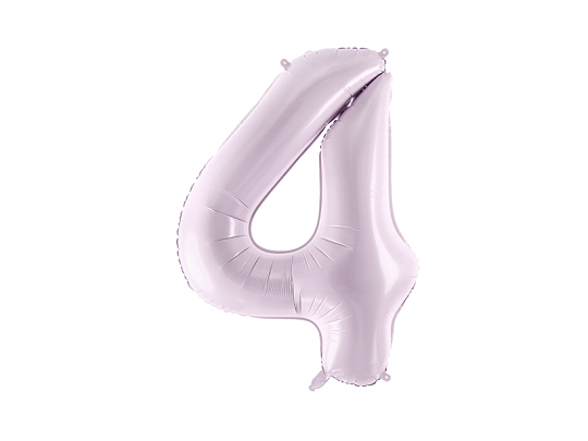 Foil Balloon Number ''4'', 72cm, purple