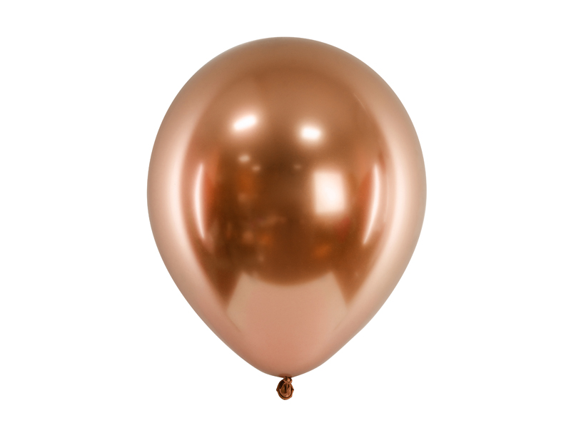 Latexballong Glossy – koppar – 30 cm