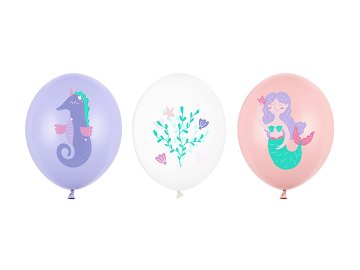 Balloons 30 cm, Sea World, mix (1 pkt / 50 pc.)
