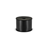 Wstążka plastikowa matowa 5mm/90m, czarny