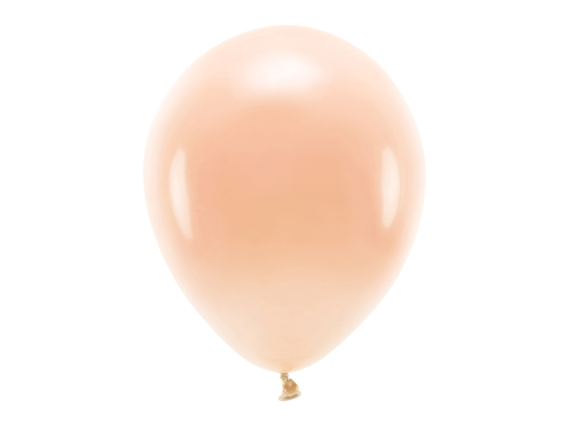 Latexballong ECO – pastell – persika – 30 cm – 10-pack
