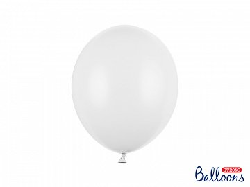 Balony Strong 27cm, Pastel Pure White (1 op. / 50 szt.)