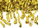 Konfettikanone mit Luftschlangen, gold, 60cm