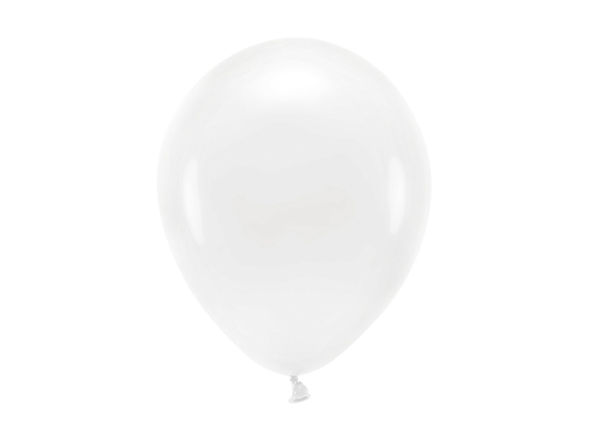 Ballons Eco 26 cm blanc pastel (1 pqt. / 100 pc.)