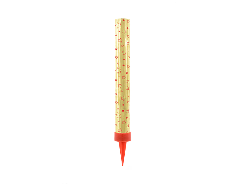Tårtfontän – tårta – guld – 12 cm – 12-pack