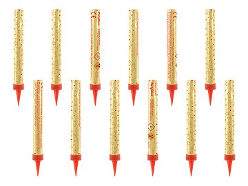 Cake fountains, gold, 12 cm (1 pkt / 12 pc.)