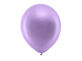 Ballons Rainbow 30 cm métallisés, violet (1 pqt. / 100 pc.)