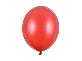 Ballons 30 cm, Rouge coquelicot métallique (1 pqt. / 10 pc.)