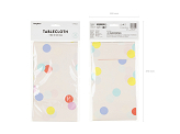 Paper tablecloth Confetti, mix, 180x120 cm