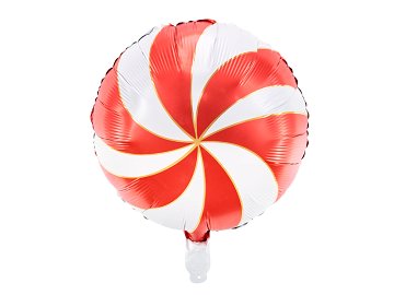 Balon foliowy Cukierek, 35cm, czerwony