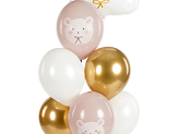 Ballons 30 cm, Eisbär, Pastel Warm Gray (1 VPE / 50 Stk.)