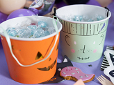 Treat buckets Halloween, 13.5 cm, mix (1 pkt / 2 pc.)