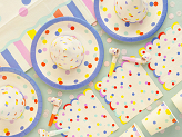 Napkins Confetti, 33x33 cm, mix (1 pkt / 20 pc.)