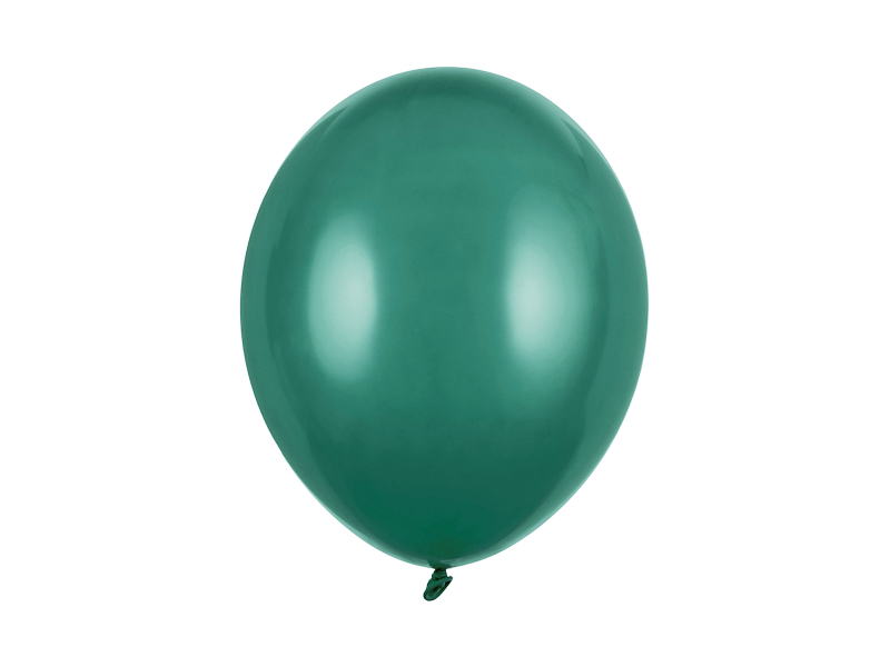 Latexballong – 30-årsdag – pastell – flaskgrön – 30 cm
