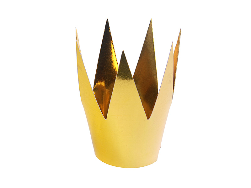 Tiara – guld – 5.5 cm – 3-pack