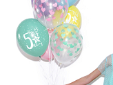Ballons 30cm, Herzen, Crystal Clear (1 VPE / 50 Stk.)