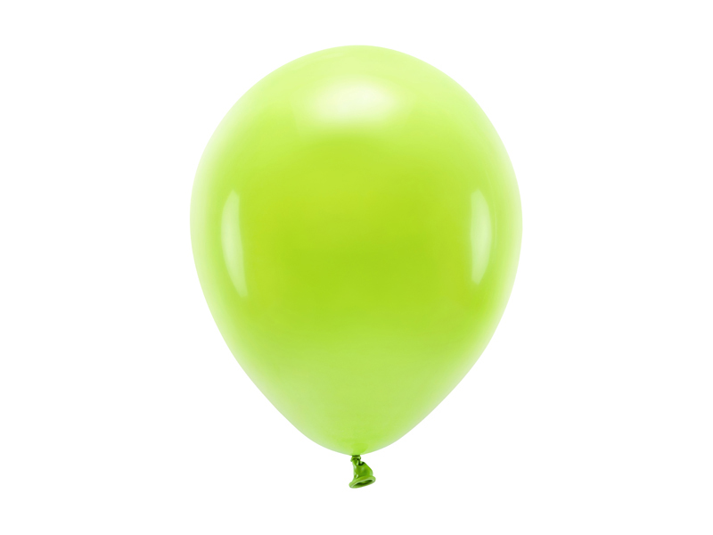 Latexballong ECO – pastell – äppelgrön – 26 cm – 10-pack