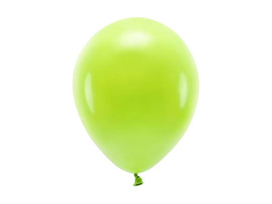 Ballons Eco 26 cm vert pastel pomme (1 pqt. / 100 pc.)
