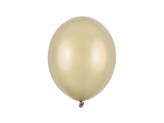 Balony Strong 27 cm, Metallic Cold Gold (1 op. / 50 szt.)