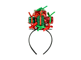 Opaska Prezenty, 12.5x23.5 cm, czerwono-zielony
