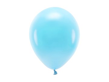 Ballons Eco 26 cm pastel, bleu clair (1 pqt. / 10 pc.)