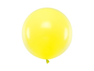 Runder Riesenballon 60 cm, Pastel Lemon Zest