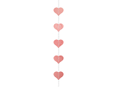 Garland Hearts, rosegold, 3 m