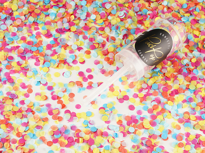 Konfetti Push Pop – mix